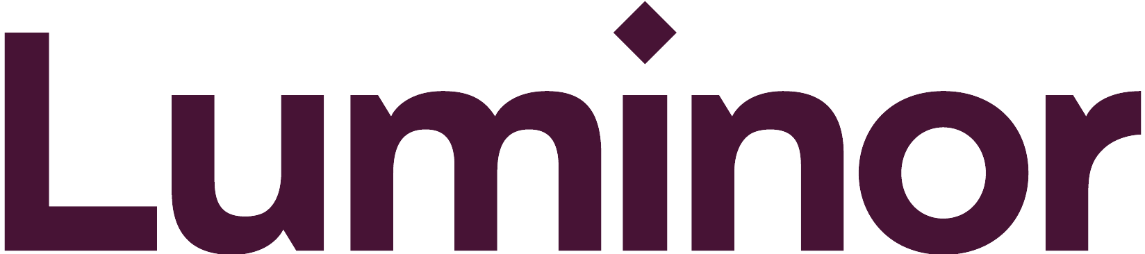 luminor wordmark dark burgundy
